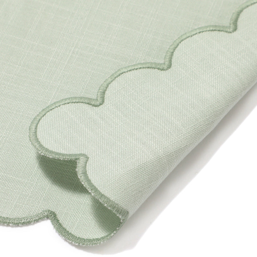 Kitchen Cloth Frill Logo Green