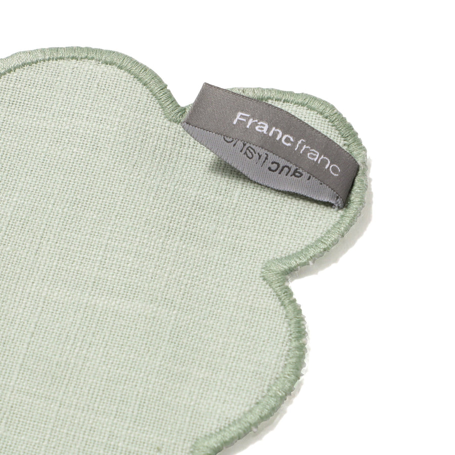 Kitchen Cloth Frill Logo Green