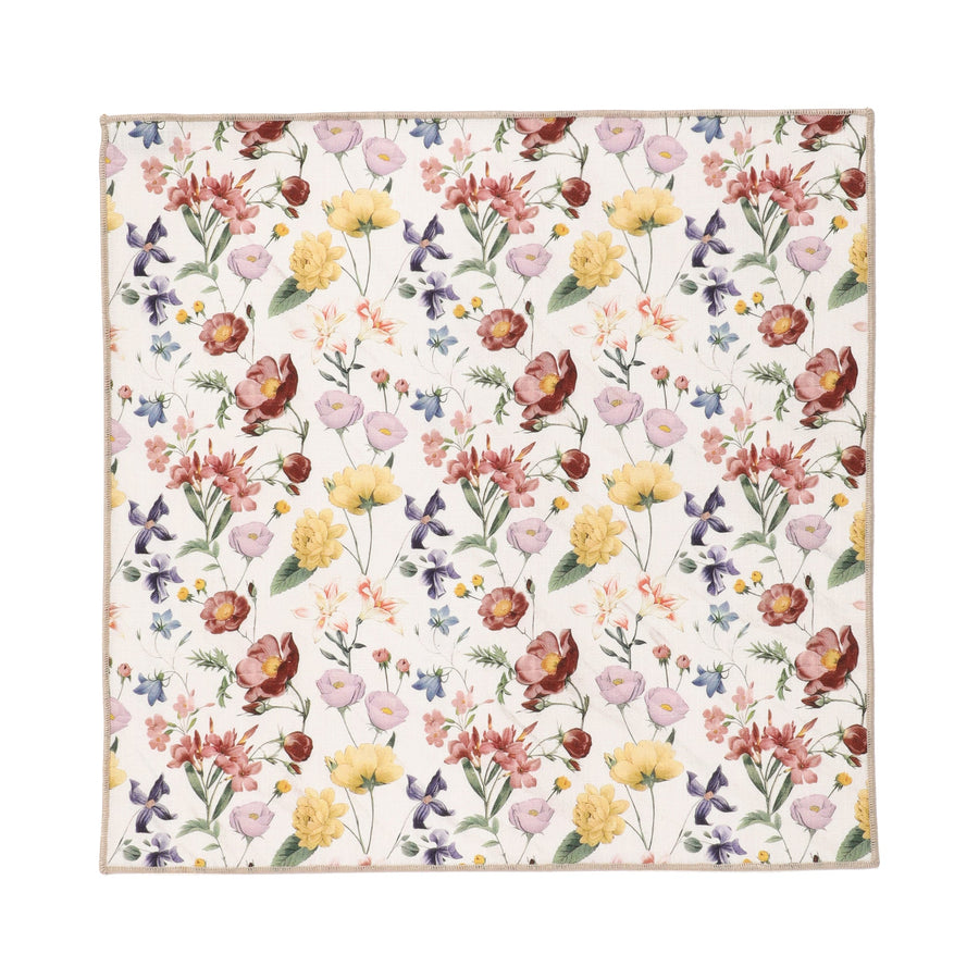 Kitchen Cloth Multi Flower Ivory