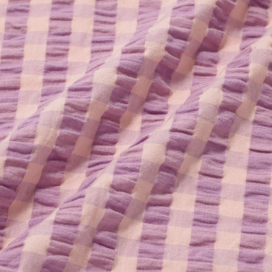 Kitchen Cloth, Ruffle Check, Pink