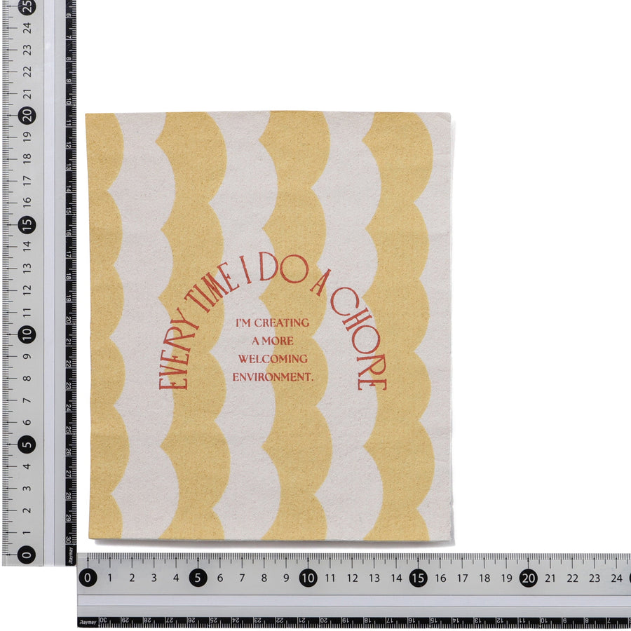 スポンジクロス 2枚セット パープル×イエロー