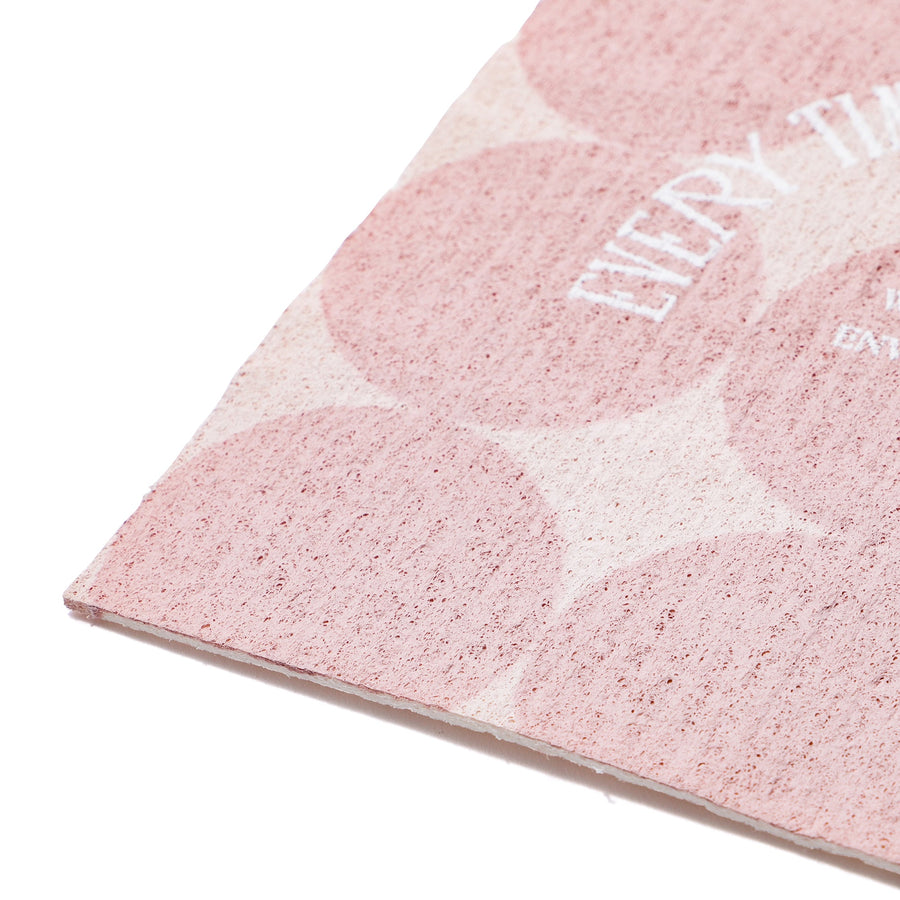 スポンジクロス 2枚セット ピンク