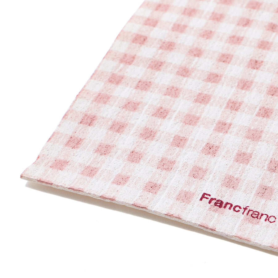 スポンジクロス 2枚セット ピンク