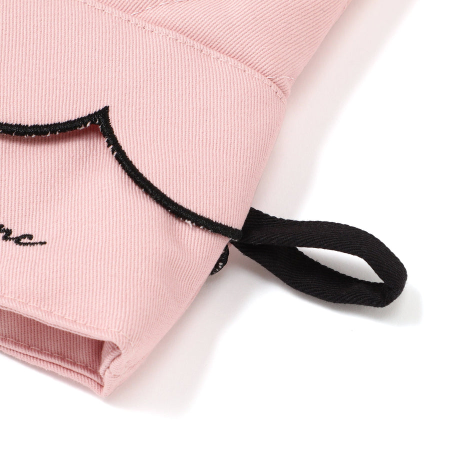 スカラップ ミトン ピンク