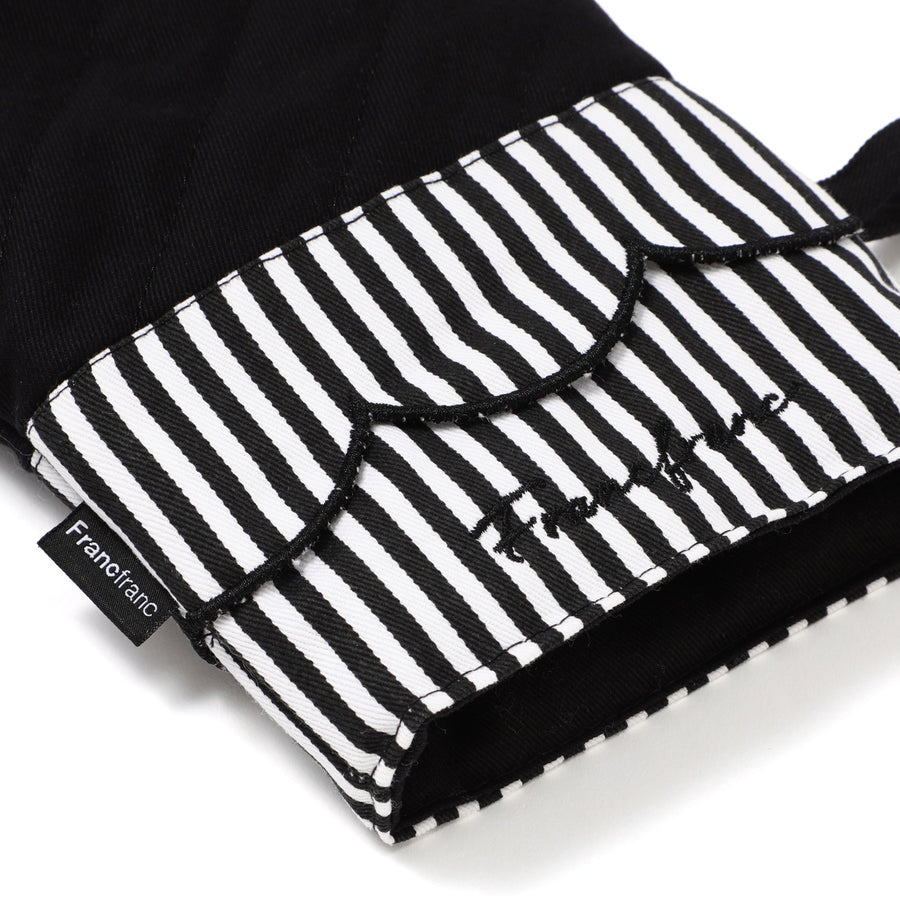 スカラップ ミトン ブラック