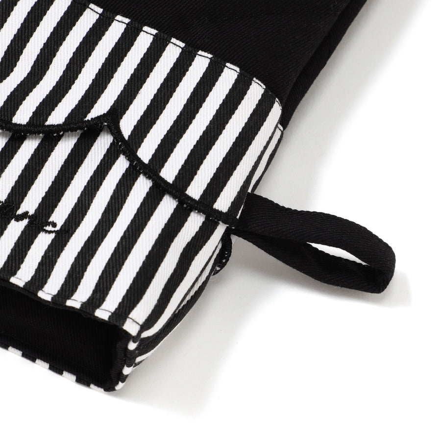 スカラップ ミトン ブラック