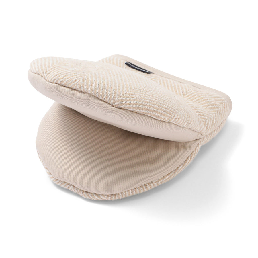 ヘリンボーン ミトン ベージュ