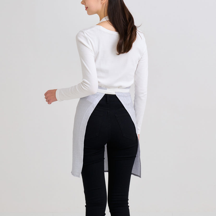 持ち運び フルエプロン ブルー