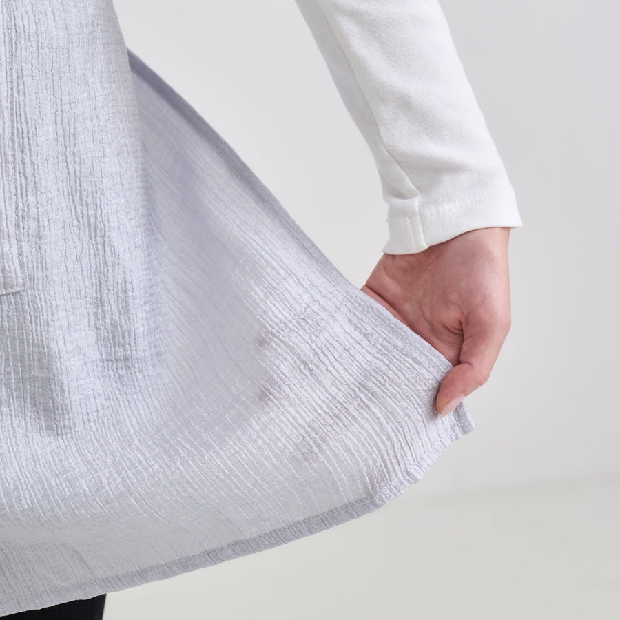 持ち運び フルエプロン ブルー