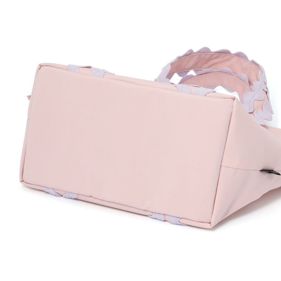 ウェーブ 2WAY ランチバッグ ピンク