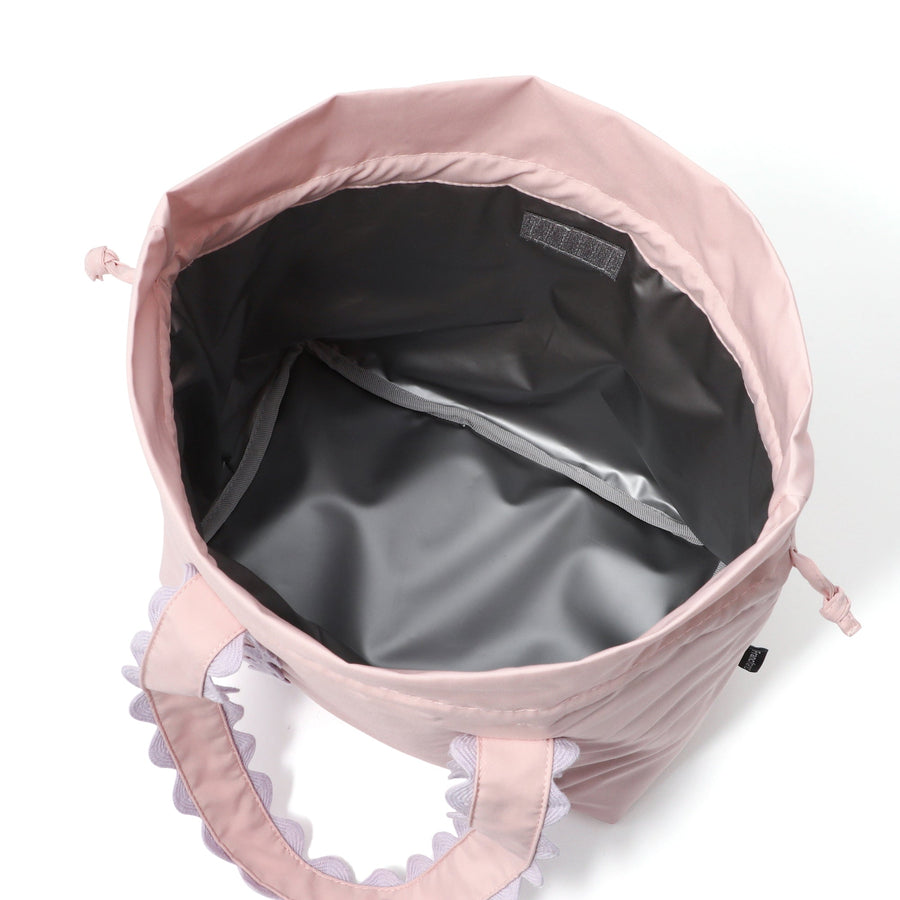 ウェーブ 2WAY ランチバッグ ピンク