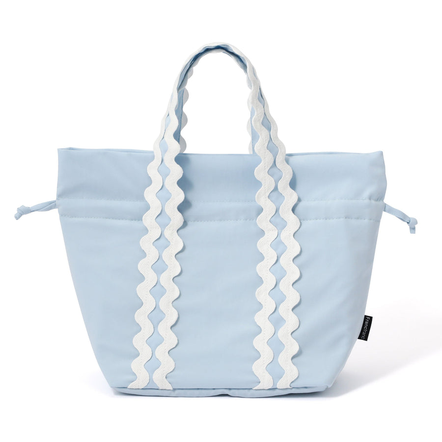 ウェーブ 2WAY ランチバッグ ブルー