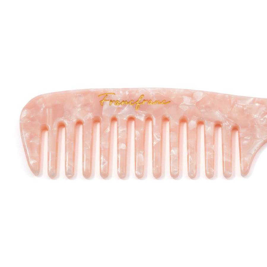 Comb with pouch, Medium, Pink