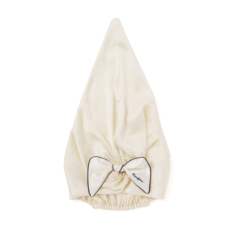 Silk Nightcap Long Ivory