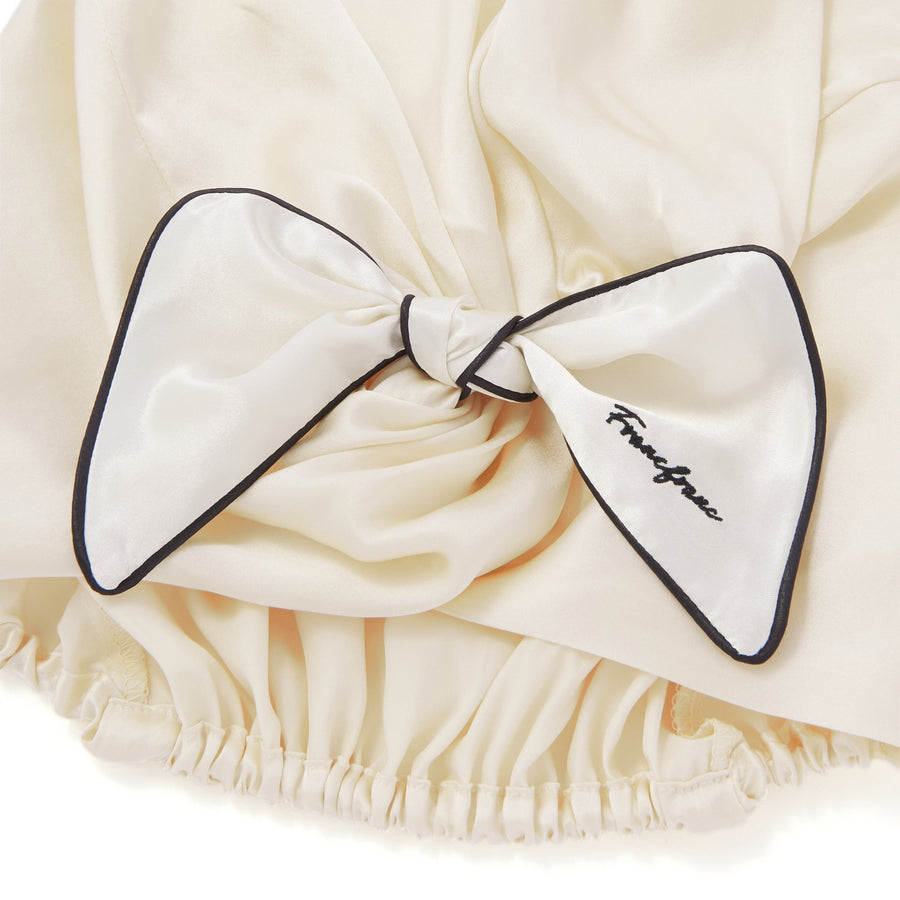 Silk Nightcap Long Ivory