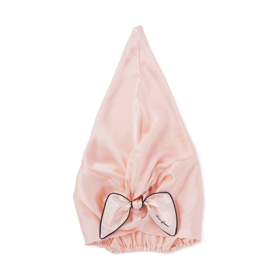 Silk Nightcap Long Pink