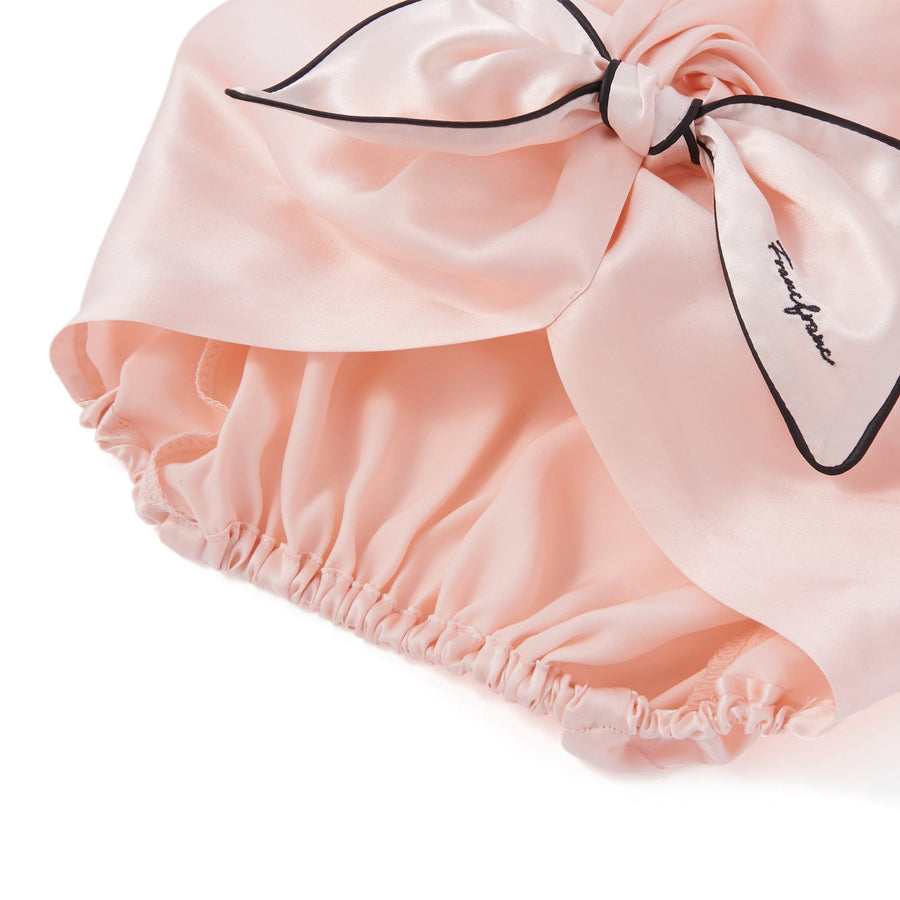 Silk Nightcap Long Pink