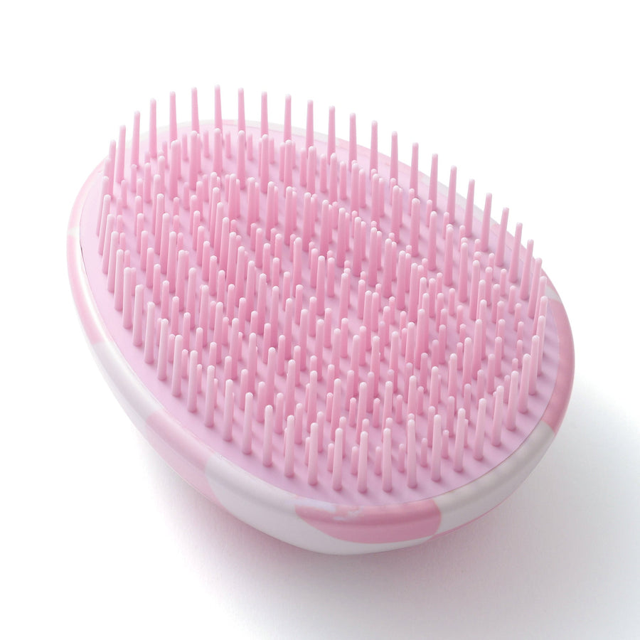 ファンファン アンタングルヘアブラシ チェッカー ピンク