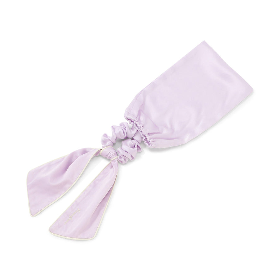 シルク ナイトキャップ ポニーテール パープル