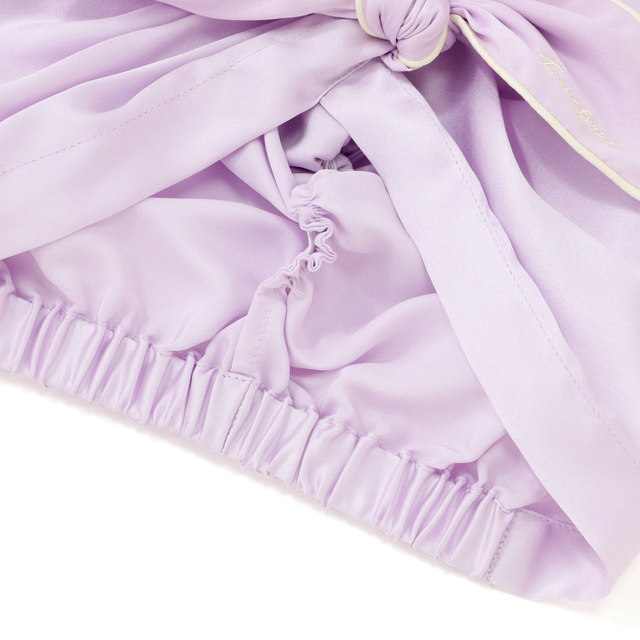 シルク ナイトキャップ ショート パープル