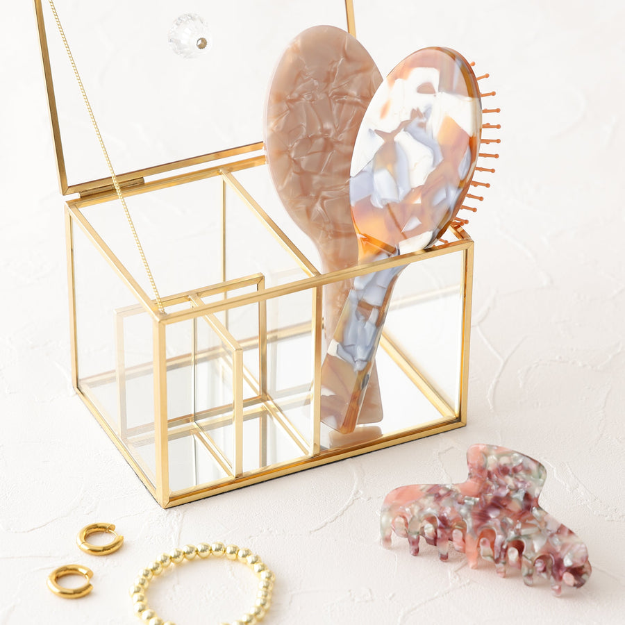 オーバル ヘアブラシ アイボリー