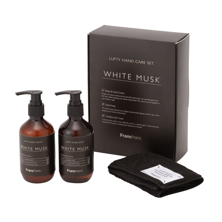 Lufty Hand Care Set White Musk Black