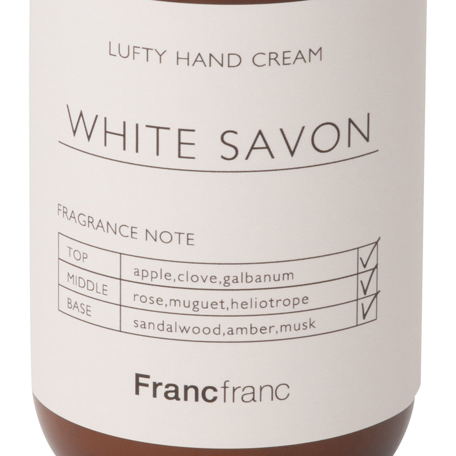 Lufty Hand Cream M White Savon White