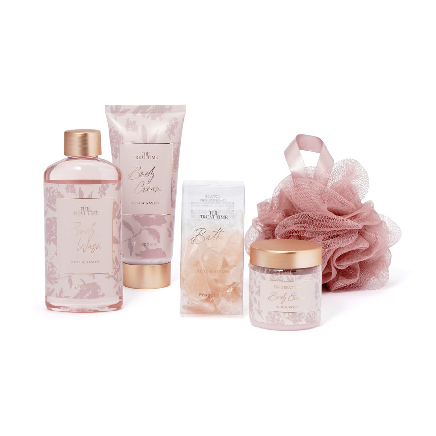 The Treat Time Body Care Gift Set M (Rose &amp; Soap Scent)