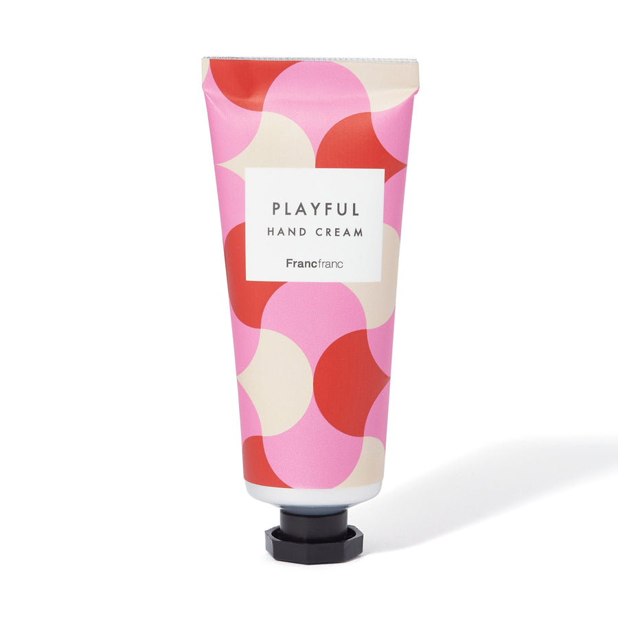 Playful Hand Cream Wave Check Berry Chocolate