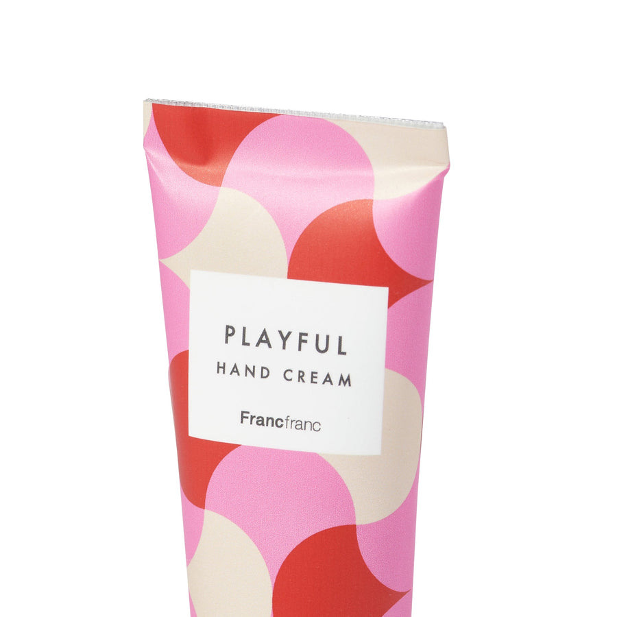 Playful Hand Cream Wave Check Berry Chocolate