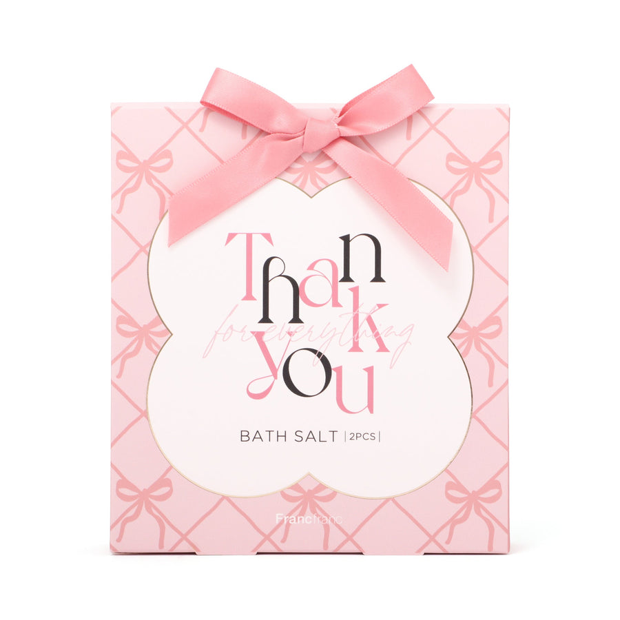 バスソルト2包入り メッセージ ピンク