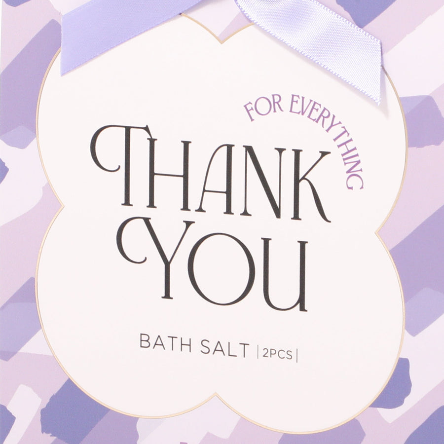 バスソルト2包入り メッセージ パープル