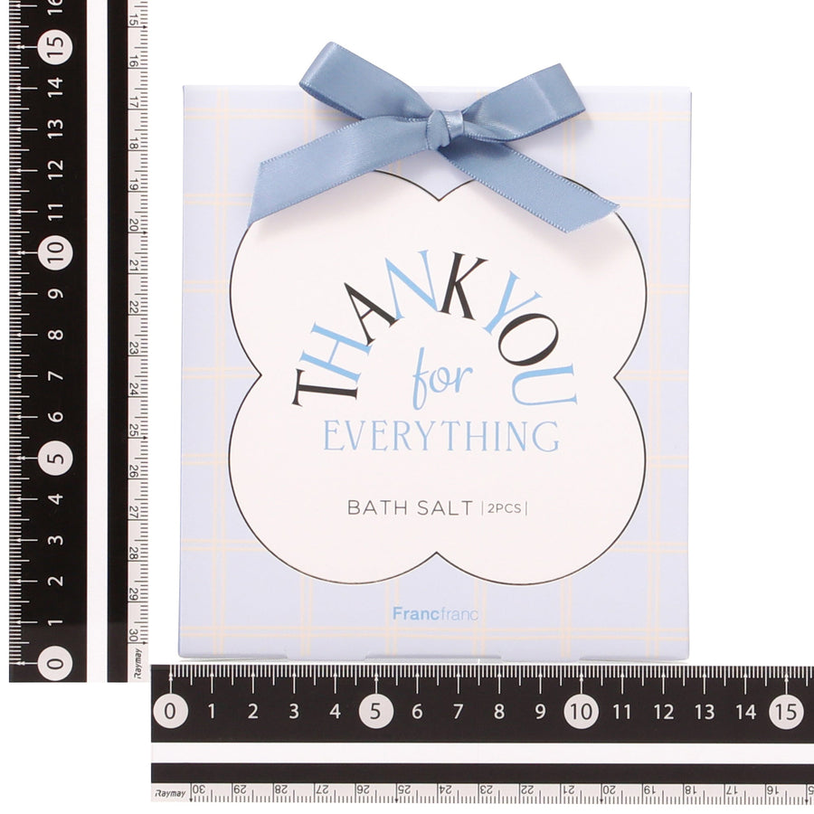 バスソルト2包入り メッセージ ブルー
