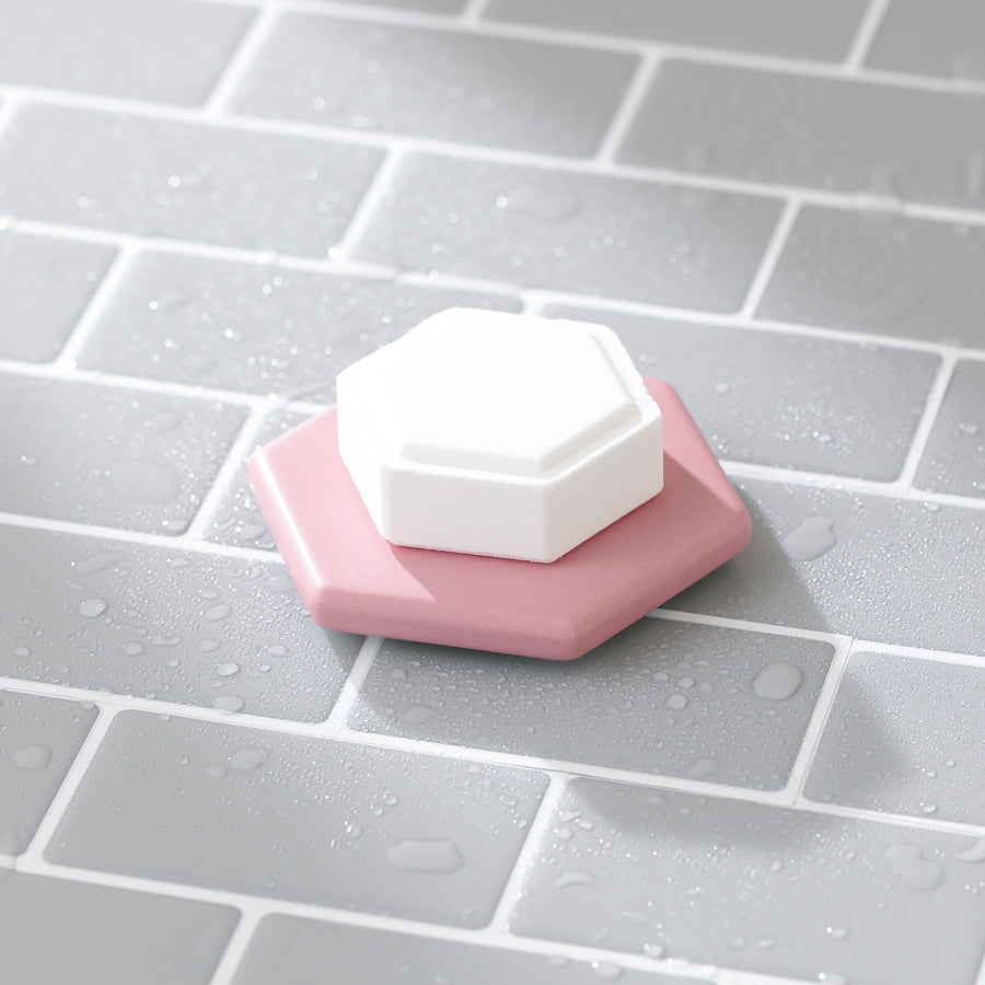 アロマシャワースチーマーセット ローズ ピンク