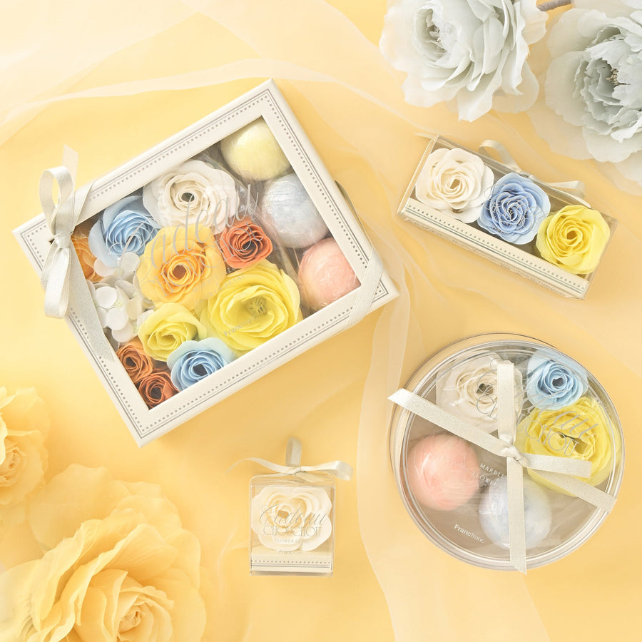 カドーシュシュ バスペタル 3個セット ホワイト