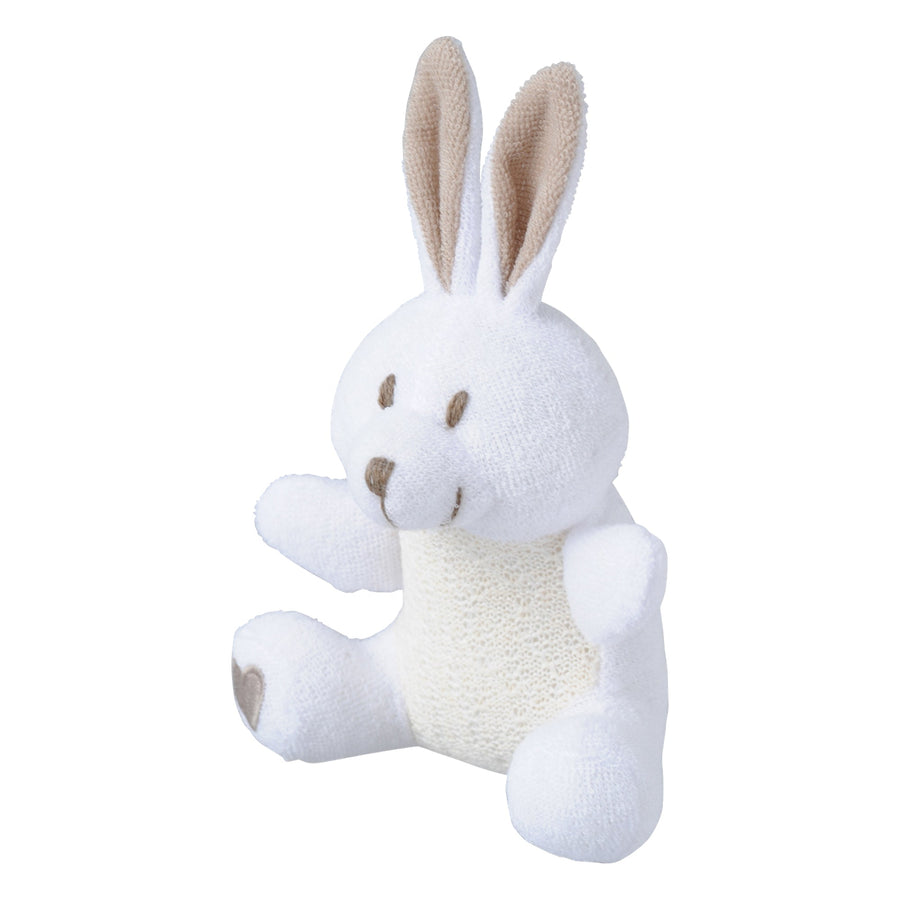 Carla Bath Scrubber Rabbit White