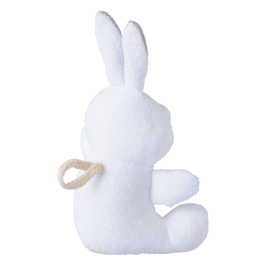 Carla Bath Scrubber Rabbit White