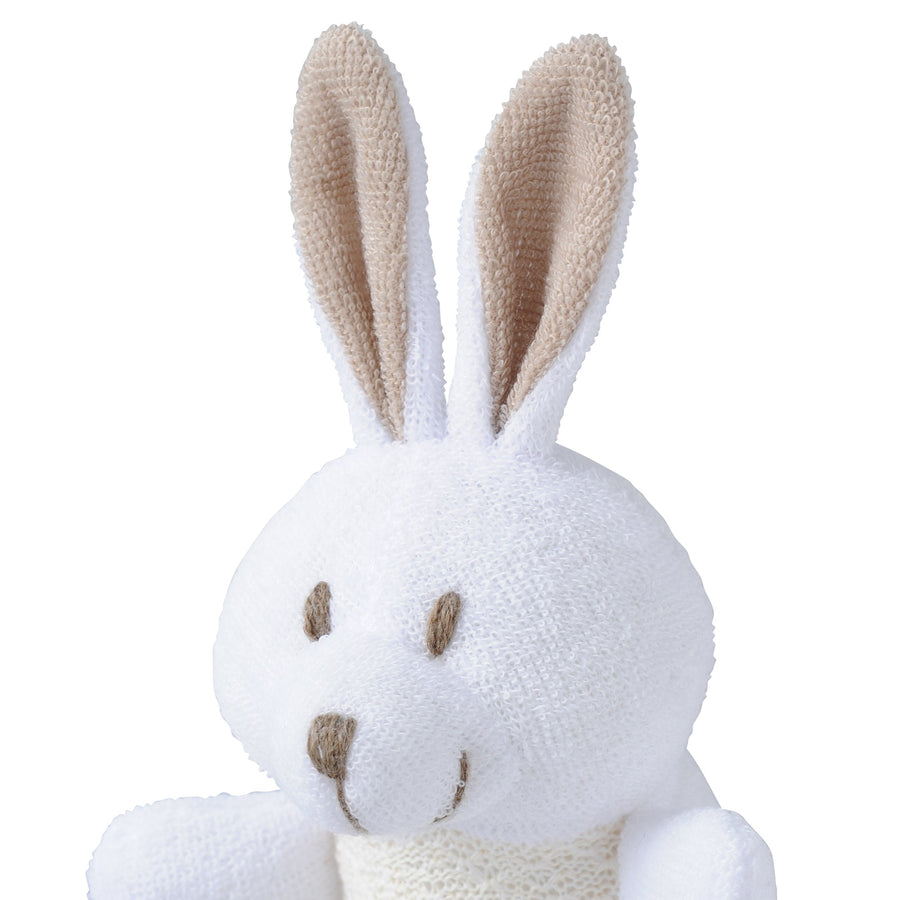 Carla Bath Scrubber Rabbit White