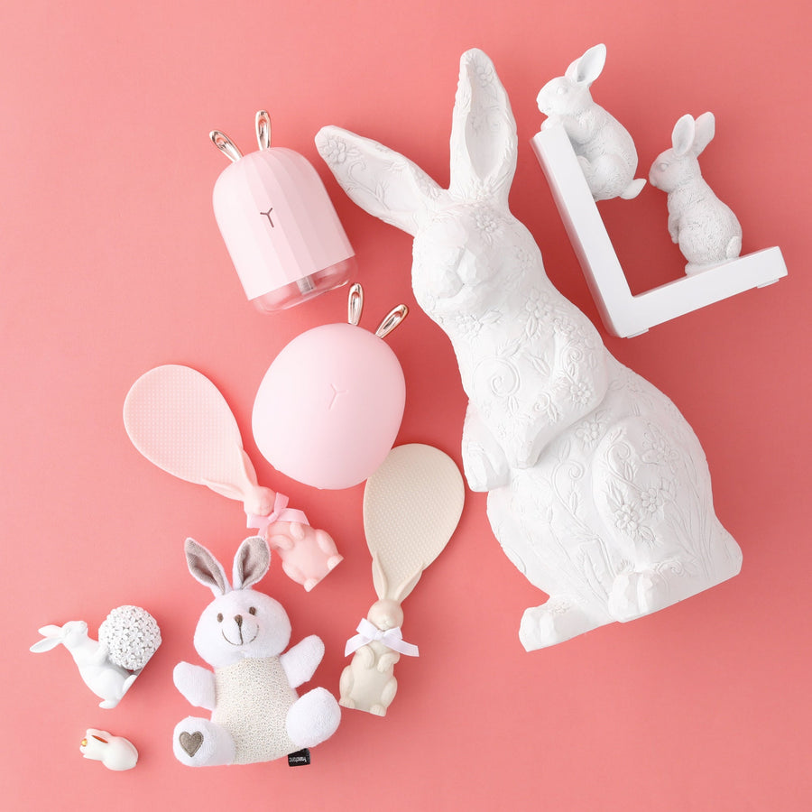 Carla Bath Scrubber Rabbit White