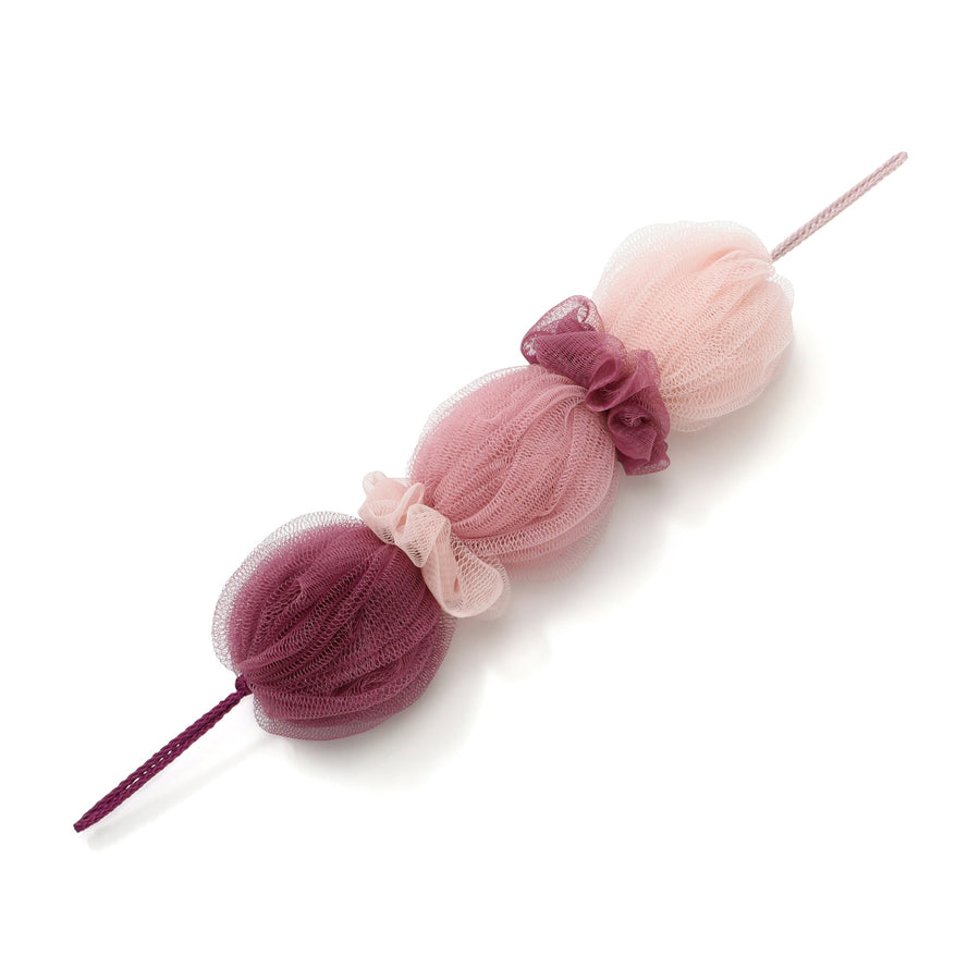 クリーファ泡立てパフ 背中用 ダークピンク