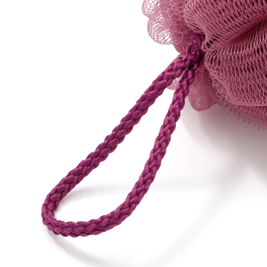 クリーファ泡立てパフ 背中用 ダークピンク