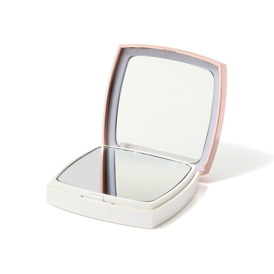 Blanche LED Compact Mirror, White