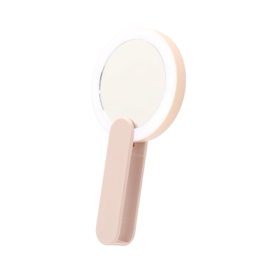 BLANCHE LED Compact Mirror Handle Pink