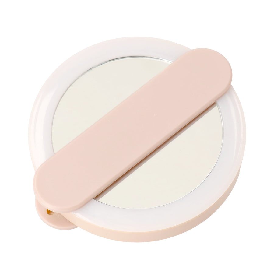 BLANCHE LED Compact Mirror Handle Pink