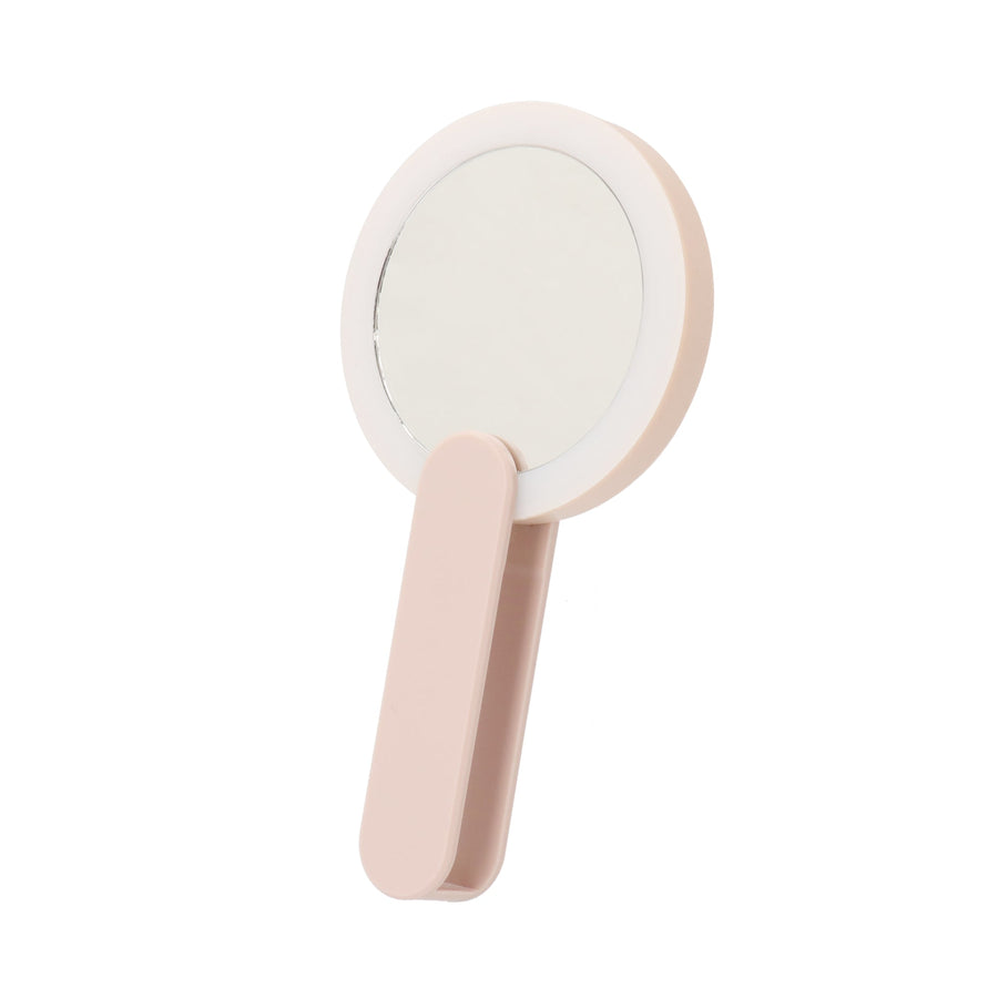 BLANCHE LED Compact Mirror Handle Pink