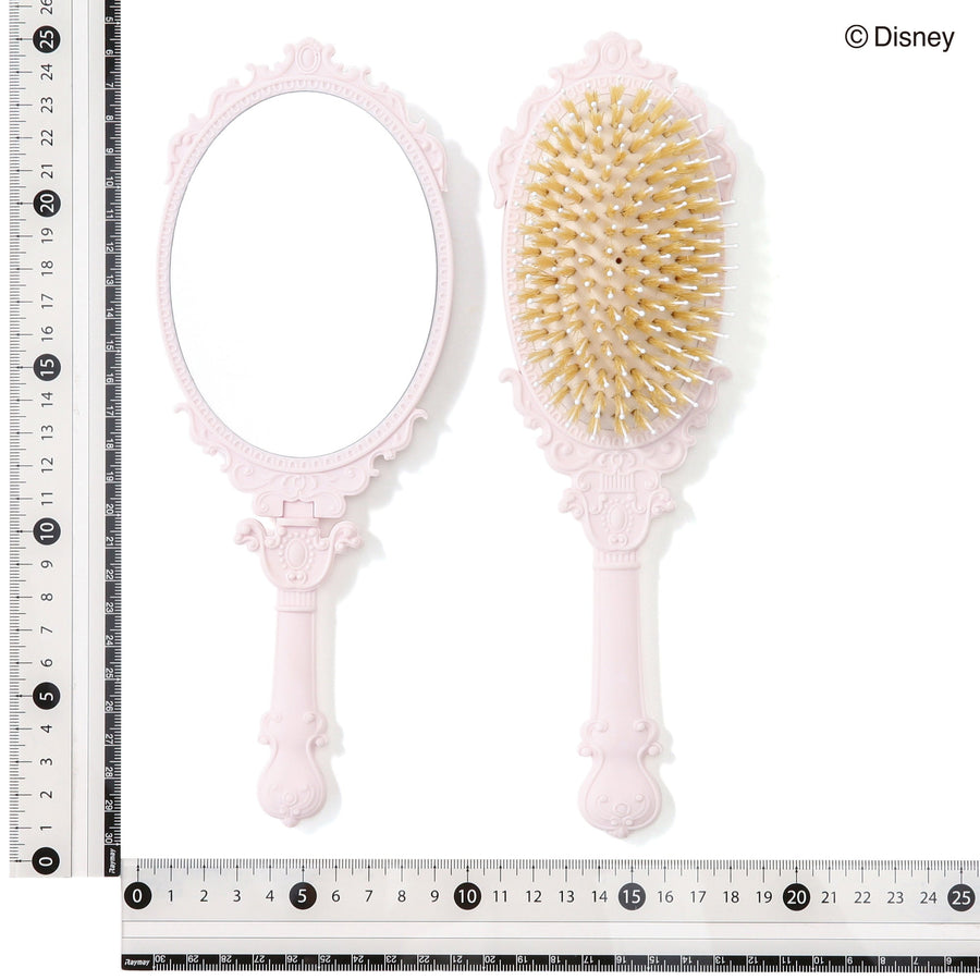 Disney PRINCESS DAYS Mirror &amp; Hairbrush Set Pink