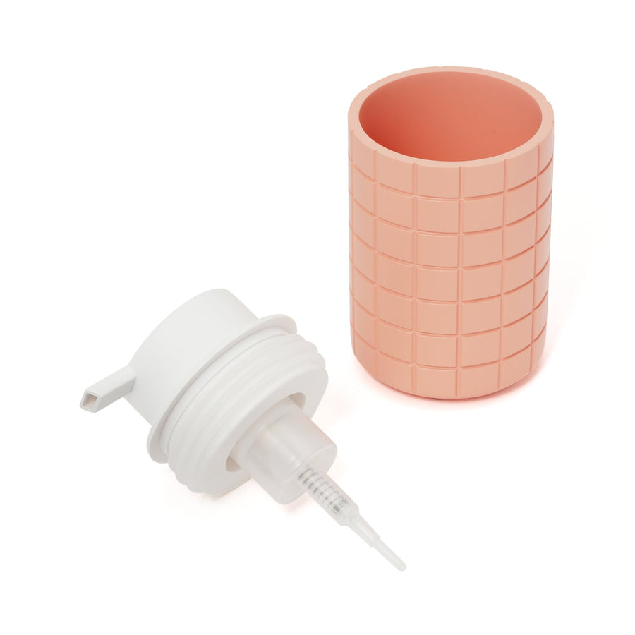 ポップ ディスペンサー フォーム 格子 ピンク