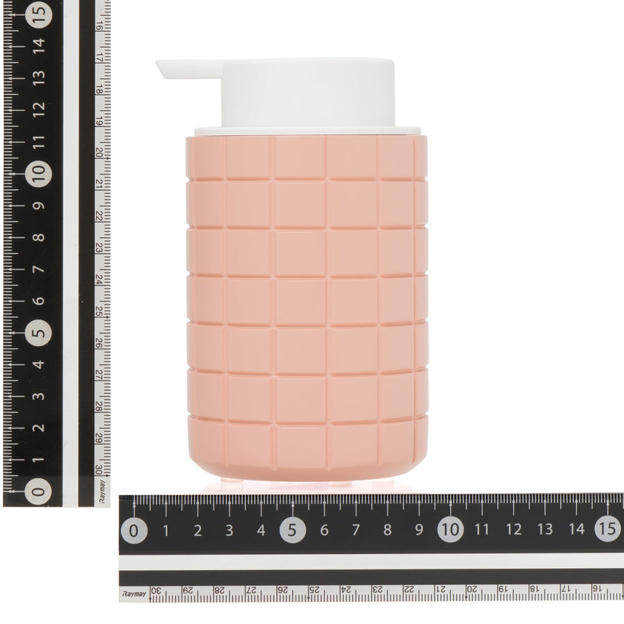 ポップ ディスペンサー フォーム 格子 ピンク