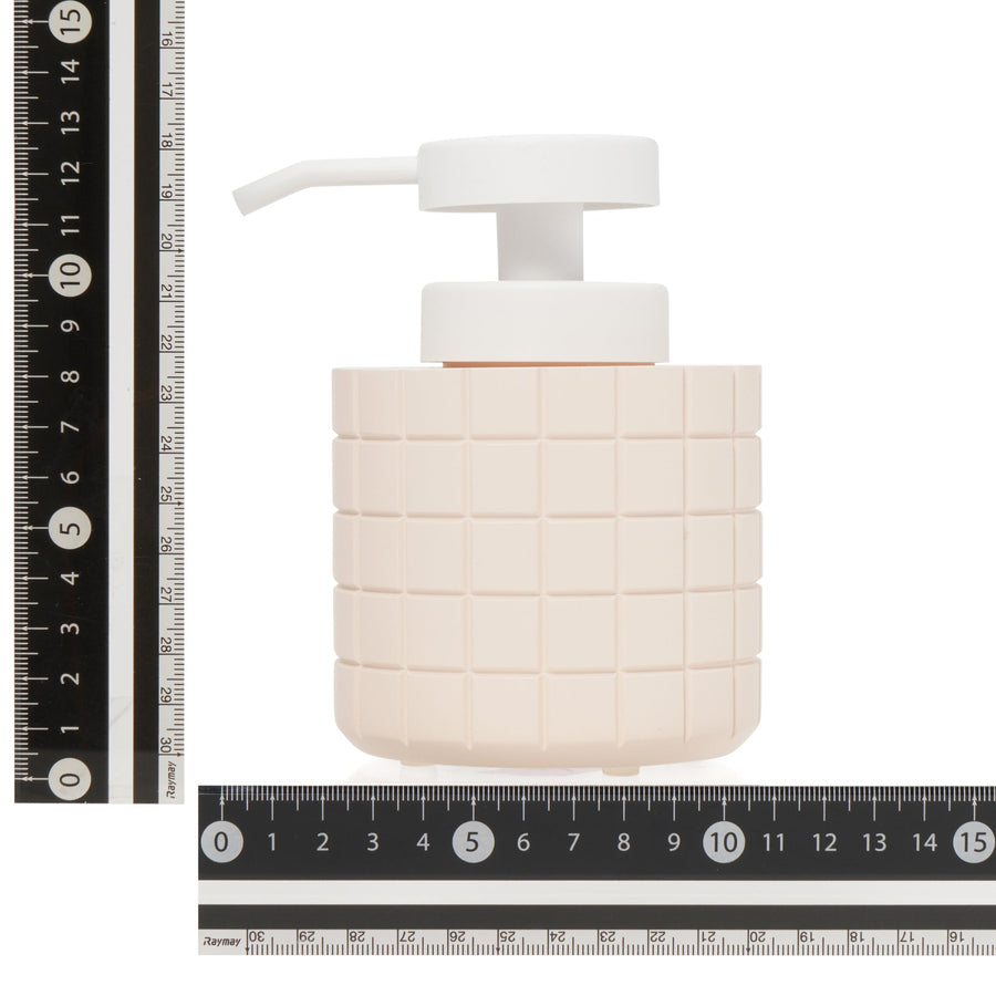 ポップ ディスペンサー リキッド 格子 ライトピンク