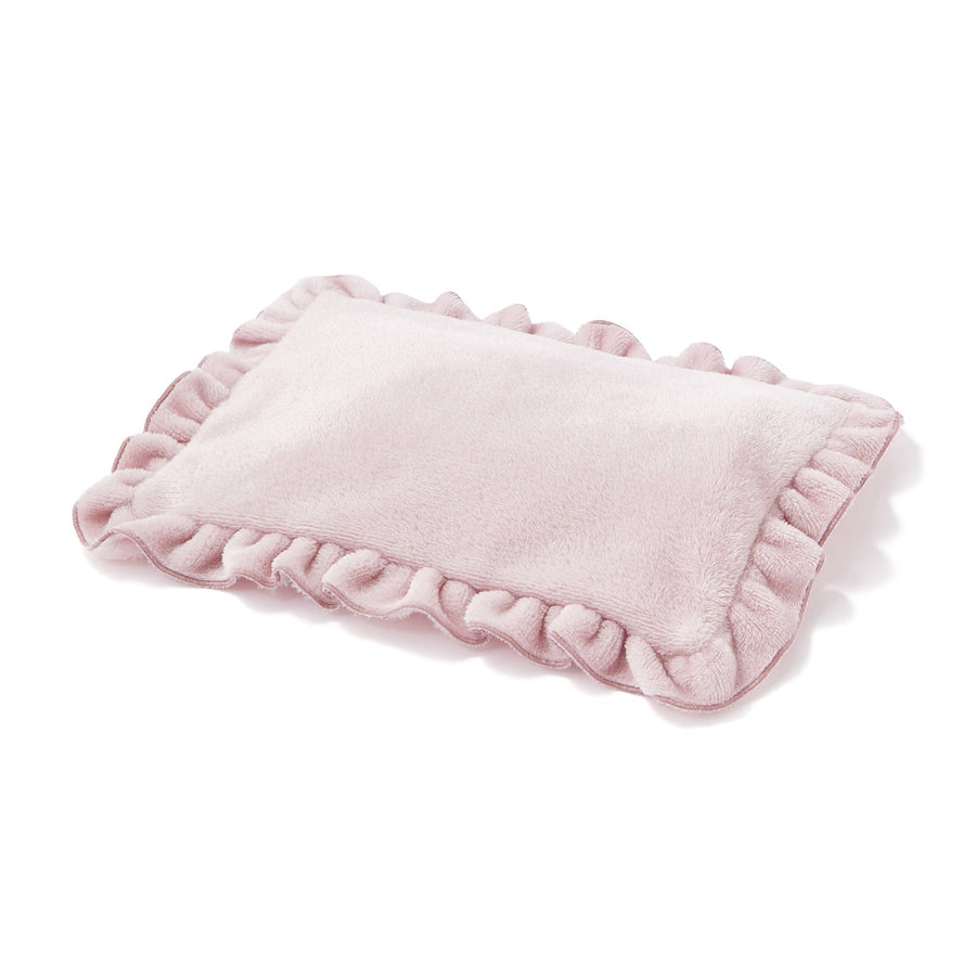 Hot water bottle with cover, pink